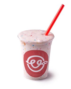 One of 5 milkshakes, Birthday Cake at Daily Veg in Newark