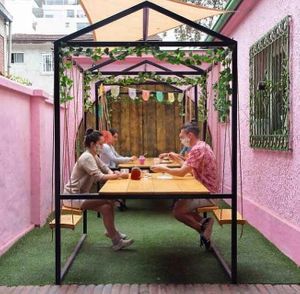 Picnic area!  at CactusBerry in Santiago