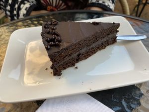 Chocolate cake  at CactusBerry in Santiago