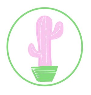 The pink cactus!  at CactusBerry in Santiago