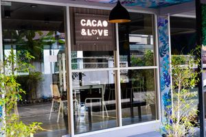 Entrance at Cacao & Love in Bangkok