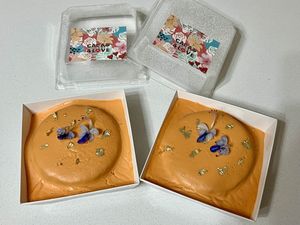 Thai tea cakes  at Cacao & Love in Bangkok