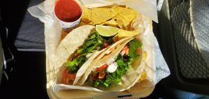 Vegan tacos at Preference in Anchorage