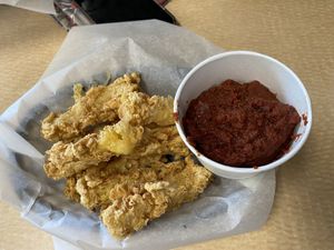 Mozzarella sticks! House marinara!  at Preference in Anchorage