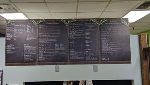 Menu at Preference in Anchorage