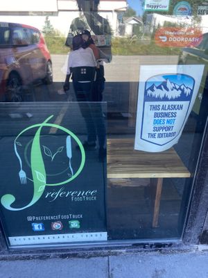 Vegan for the animals!  at Preference in Anchorage