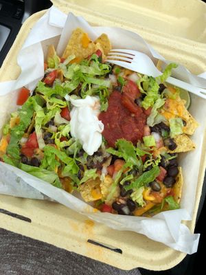 Nachos with black beans at Preference in Anchorage