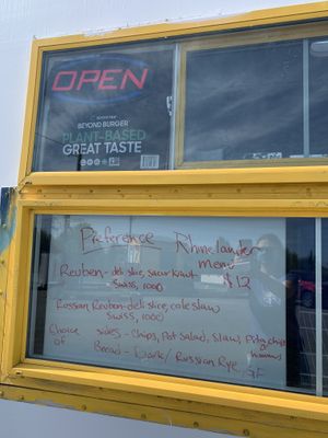 Menu sample at Preference in Anchorage