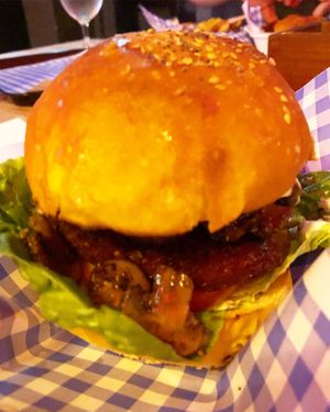 Schmoove move burger v nice indeed  at The Tanners Arms in Newcastle Upon Tyne