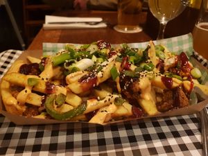 Salt and pepper frickin fries at The Tanners Arms in Newcastle Upon Tyne