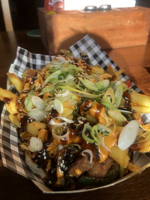 Salt and pepper loaded fries   at The Tanners Arms in Newcastle Upon Tyne