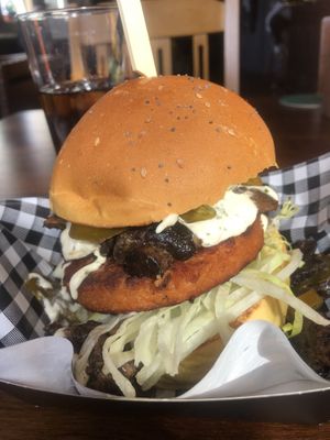 Schmoove moove burger   at The Tanners Arms in Newcastle Upon Tyne