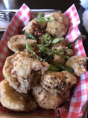 Salt n chilli cauliflower bomb  at The Tanners Arms in Newcastle Upon Tyne