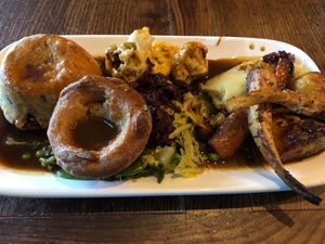 Mushroom walnut pudding   at The Tanners Arms in Newcastle Upon Tyne
