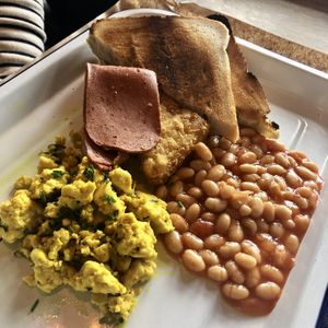 Mender vegan breakfast £5  at The Tanners Arms in Newcastle Upon Tyne