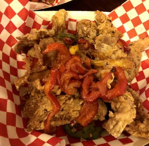 Oyster mushrooms (salt and pepper)  at The Tanners Arms in Newcastle Upon Tyne