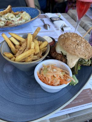 Asian burger   at Restaurant Aal Eechternoach in Echternach
