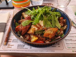 Vegan orzotto at Restaurant Aal Eechternoach in Echternach