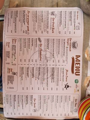 Menu at Restaurant Aal Eechternoach in Echternach