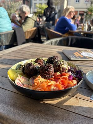 Falafel bowl   at Restaurant Aal Eechternoach in Echternach
