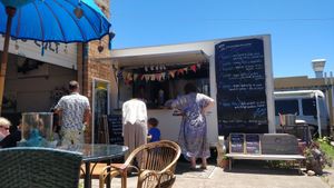 Truck and seating at Freaks of Nature in Culburra Beach