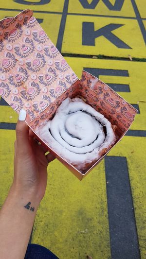 Cinnamon bun at Brammibal's Donuts - Friedrichshain in Berlin