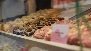 choco pb fudge donuts at Brammibal's Donuts - Friedrichshain in Berlin