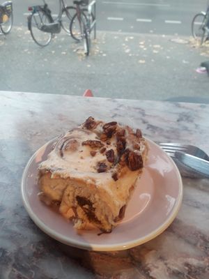 Pumpkin spice swirl at Brammibal's Donuts - Friedrichshain in Berlin