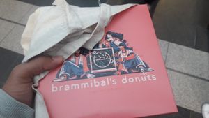 Box of 4 at Brammibal's Donuts - Friedrichshain in Berlin