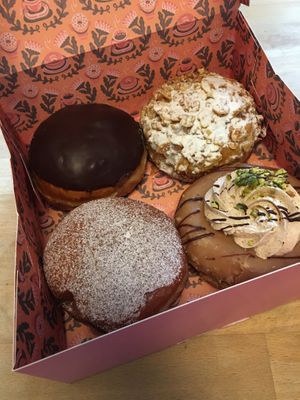 Donut Auswahl  at Brammibal's Donuts - Friedrichshain in Berlin