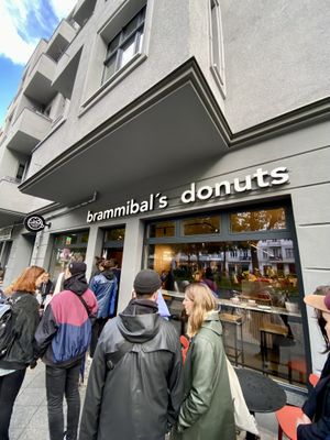 The line is always their  at Brammibal's Donuts - Friedrichshain in Berlin