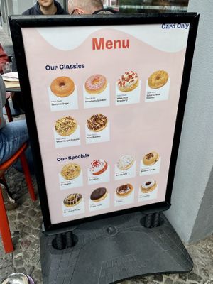 Menu  at Brammibal's Donuts - Friedrichshain in Berlin