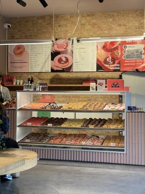 Ladentheke  at Brammibal's Donuts - Friedrichshain in Berlin