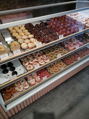 Bagel and donut selection 🍩🥯 at Brammibal's Donuts - Friedrichshain in Berlin