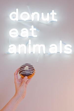 donut eat animals at Brammibal's Donuts - Friedrichshain in Berlin