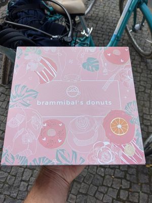 Takeaway box at Brammibal's Donuts - Friedrichshain in Berlin