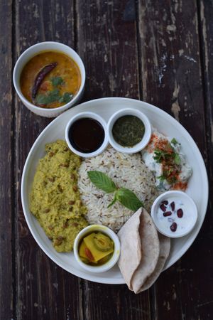 Jeera Thali at Jeera in Jerusalem