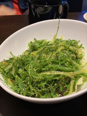 Huge seaweed salad at Izumi Sushi & Hibachi in Fargo