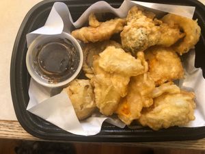 vegetable tempura at Izumi Sushi & Hibachi in Fargo