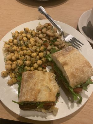The Angus (has vegan pesto!) at Sosta Cafe in Raleigh