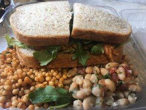 This Little Piggy Sandwich at Sosta Cafe in Raleigh