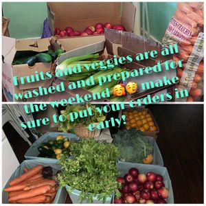 Veggies waiting to be juiced at Aurora's in Chester