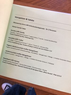 Starters / vegan labeled   at Ochsen am Bihlplatz in Stuttgart