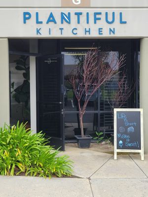 Outside at Plantiful Kitchen in Carlsbad