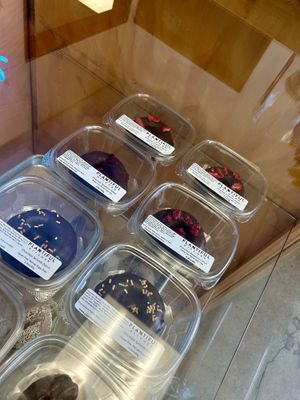 Donuts for days!!!!  at Plantiful Kitchen in Carlsbad