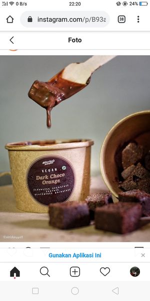 Vegan Mini Brownie Bites and Dark Choco Orange at Sinlessbreak in Jakarta