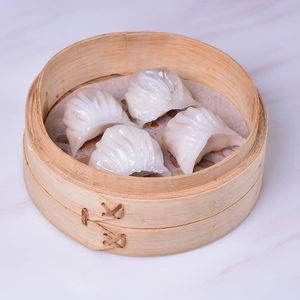 Our Vegan HarGow is delcious! at Deluxe Veggie 尚齋 in Hong Kong Island