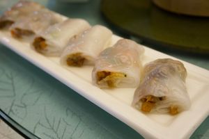 dim sum at Deluxe Veggie 尚齋 in Hong Kong Island