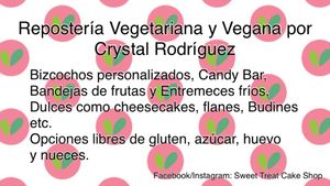 options for allergies at Sweet Treat Cake Shop in Guayama
