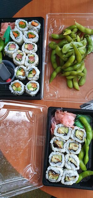 quarantine sushi at Crazy Vegan Sushi in North West London